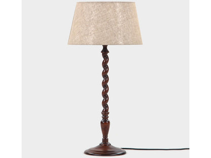 Twist Solid Wood Table Lamp