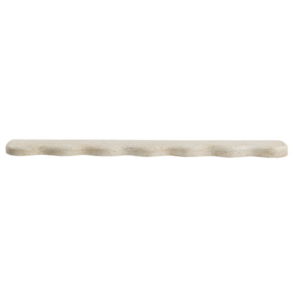 Swirl Wall Shelf 48''- Travertine