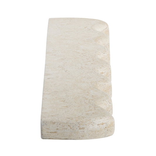Swirl Wall Shelf 48''- Travertine