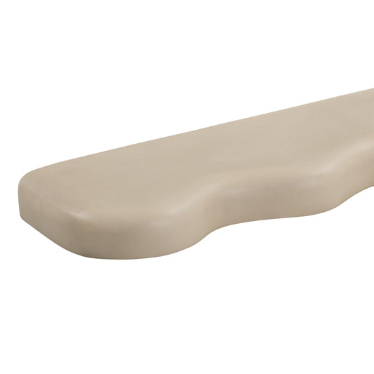 Swirl Wall Shelf 36''- Off White