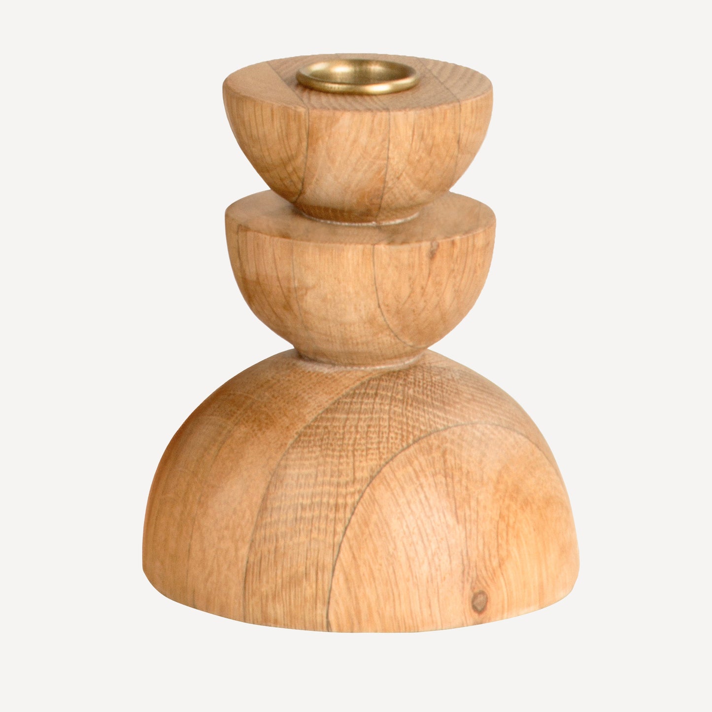 Cupola Candle Holder Small - Oak