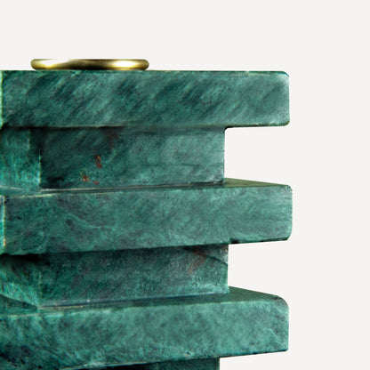 Lenny Candle Holder - Udaipur Green