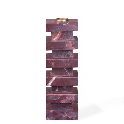 Lenny Candle Holder - Red Leanto