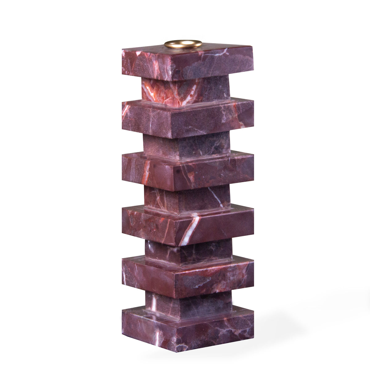 Lenny Candle Holder - Red Leanto