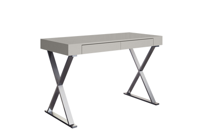 Elm Large Desk - Light Grey