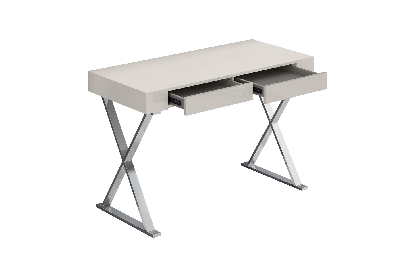 Elm Large Desk - Light Grey