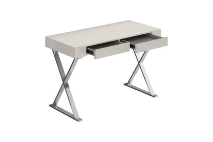 Elm Large Desk - Light Grey
