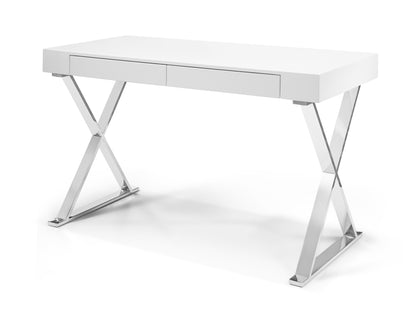 Elm Large Desk - White
