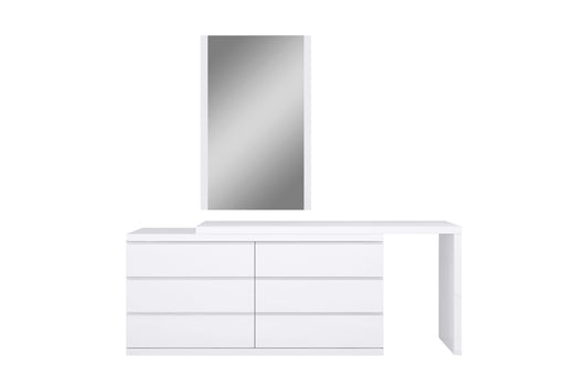 Anna Dresser Extension - High Gloss White