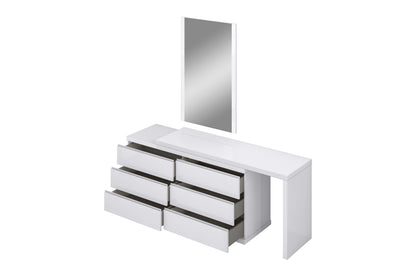 Anna Dresser Extension - High Gloss White