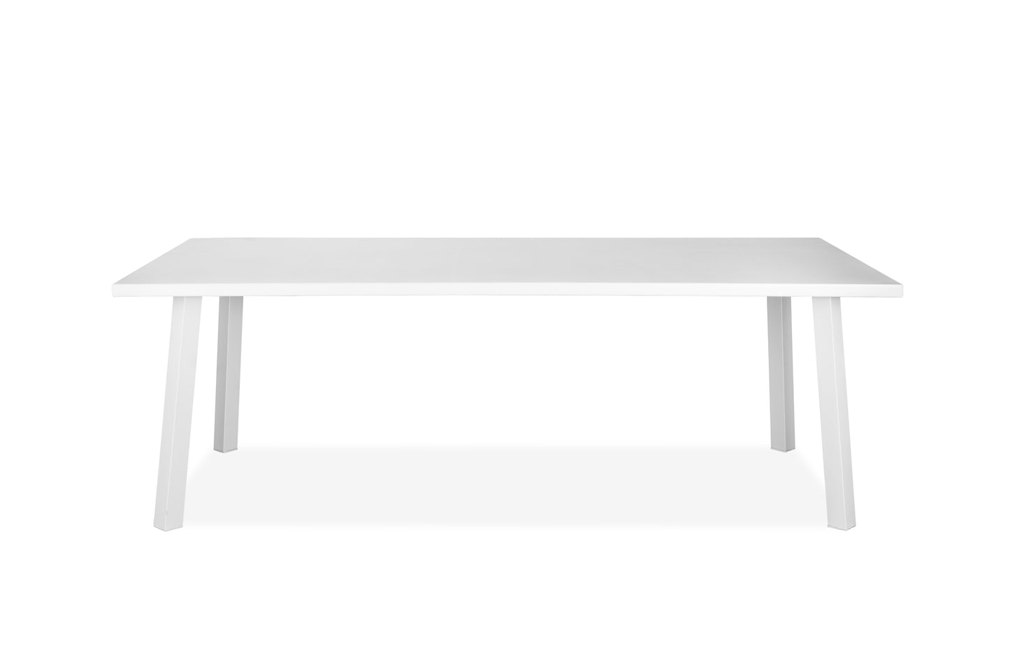 Rio Outdoor Rectangular Dining Table - White