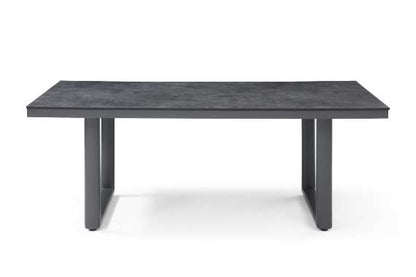 Doris Outdoor Dining Table - Dark Grey