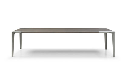 Elena 118" Dining Table in Light Grey Ash