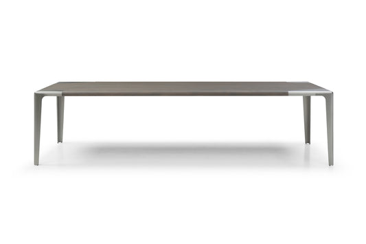 Elena 118" Dining Table in Light Grey Ash