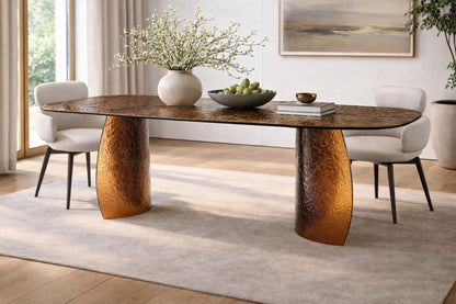 Rivelle Dining Table - Bronze