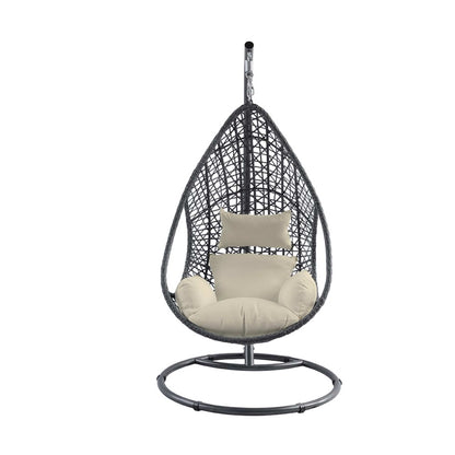 Bravo Outdoor Egg Chair - Grey/White