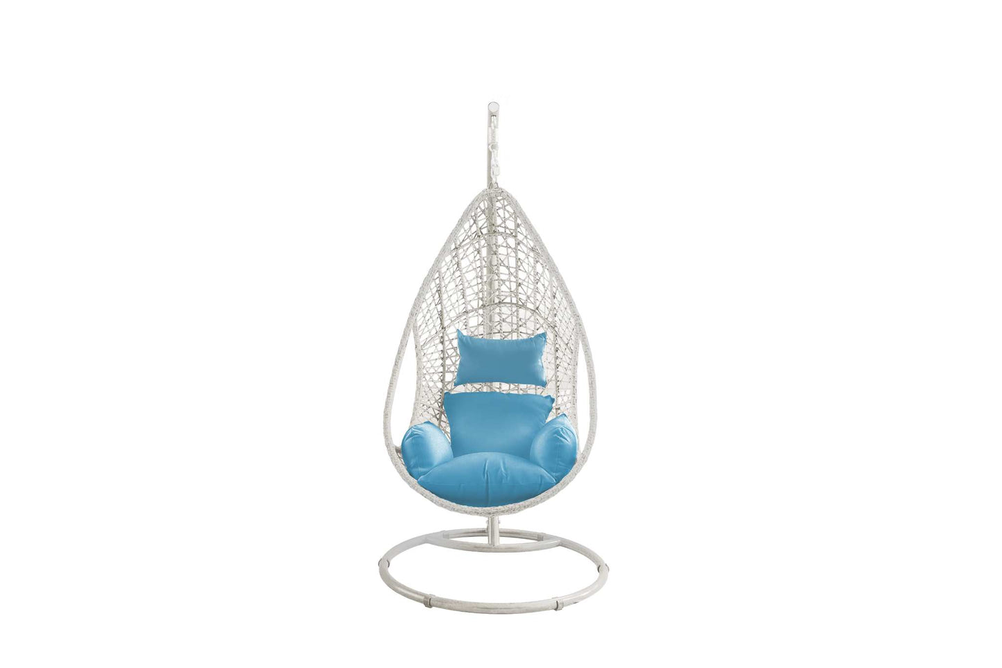 Bravo Outdoor Egg Chair - White/Blue