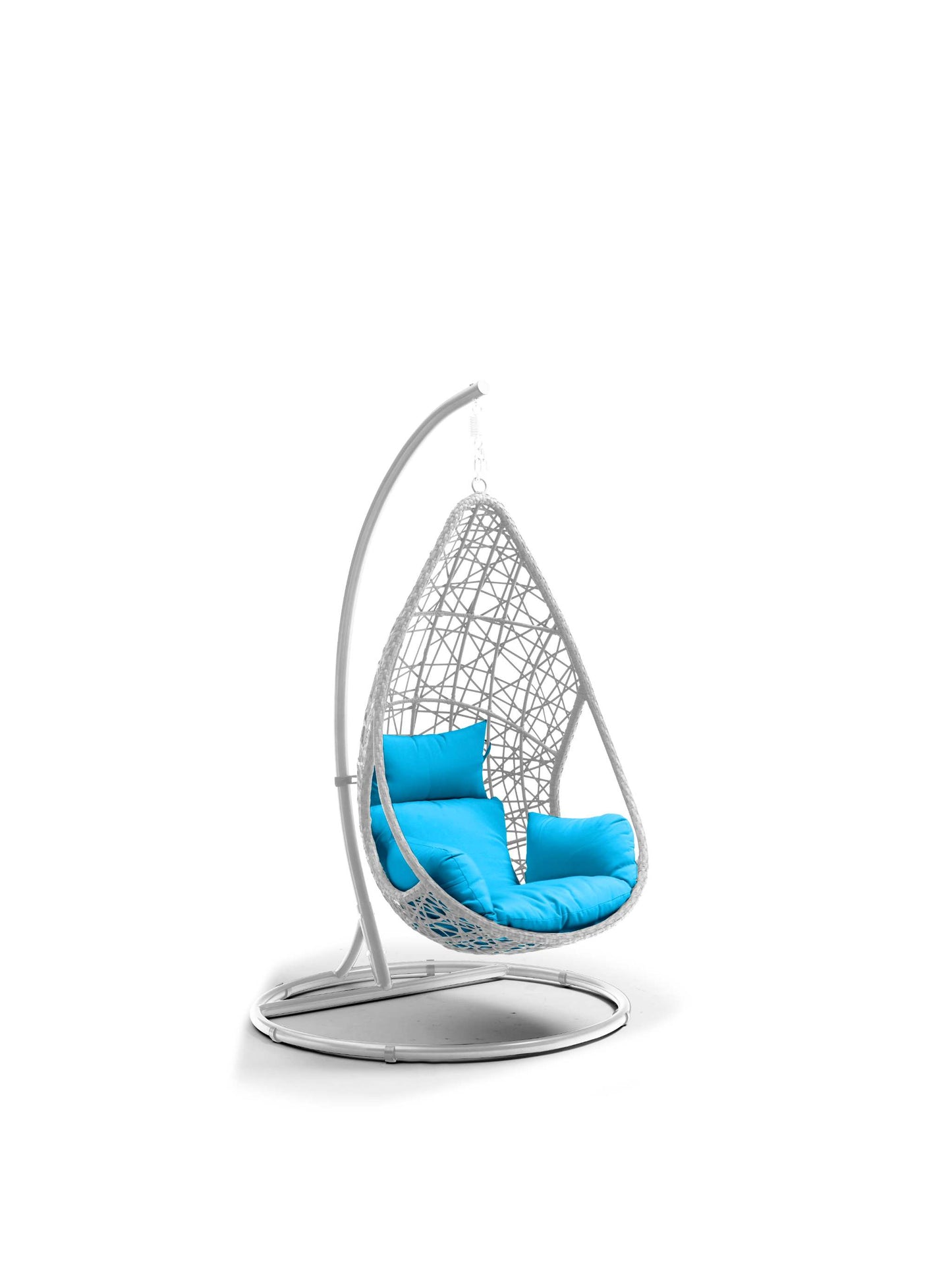 Bravo Outdoor Egg Chair - White/Blue