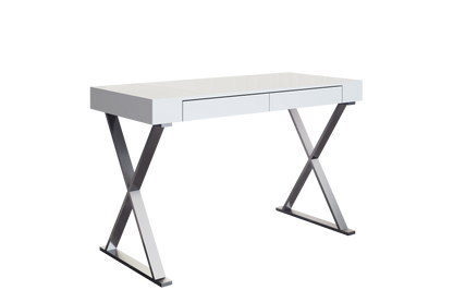 Elm Large Desk - White