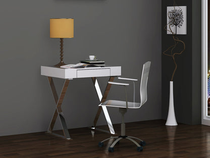 Elm Small Desk - White