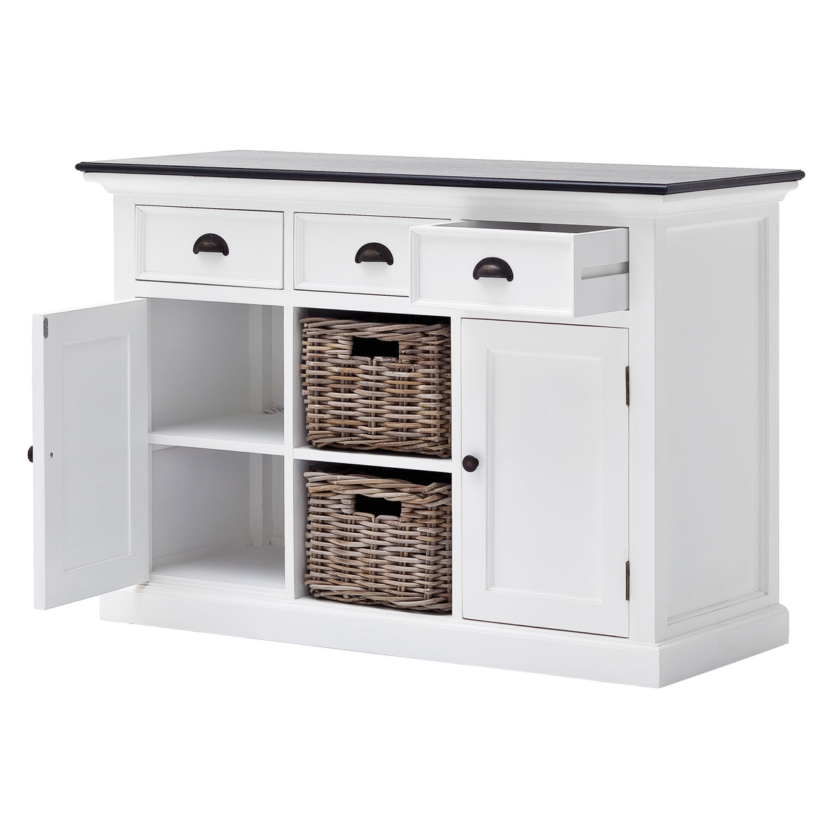 Buffet with 2 Baskets
