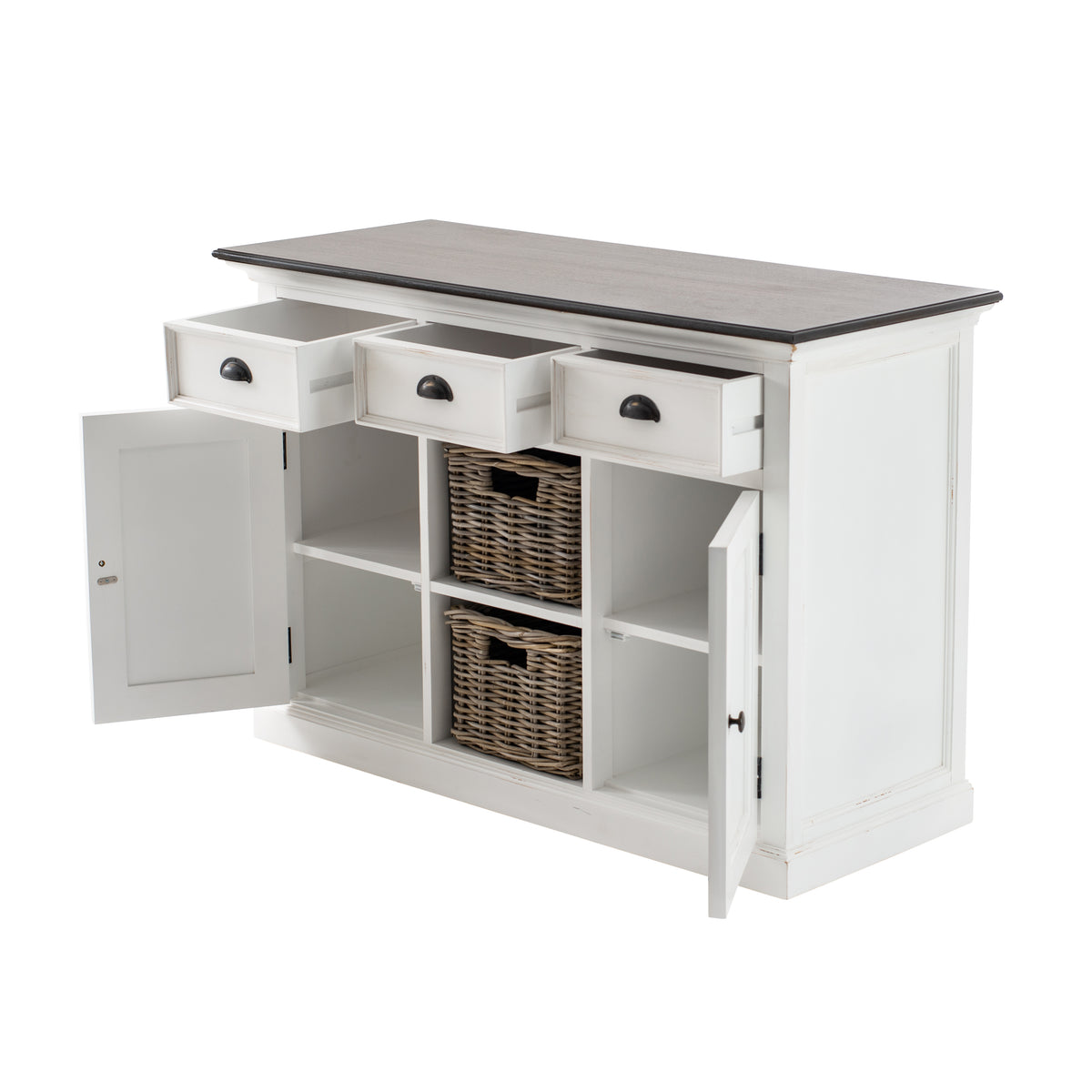 Buffet with 2 Baskets