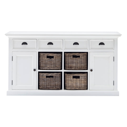 Buffet with 4 Baskets