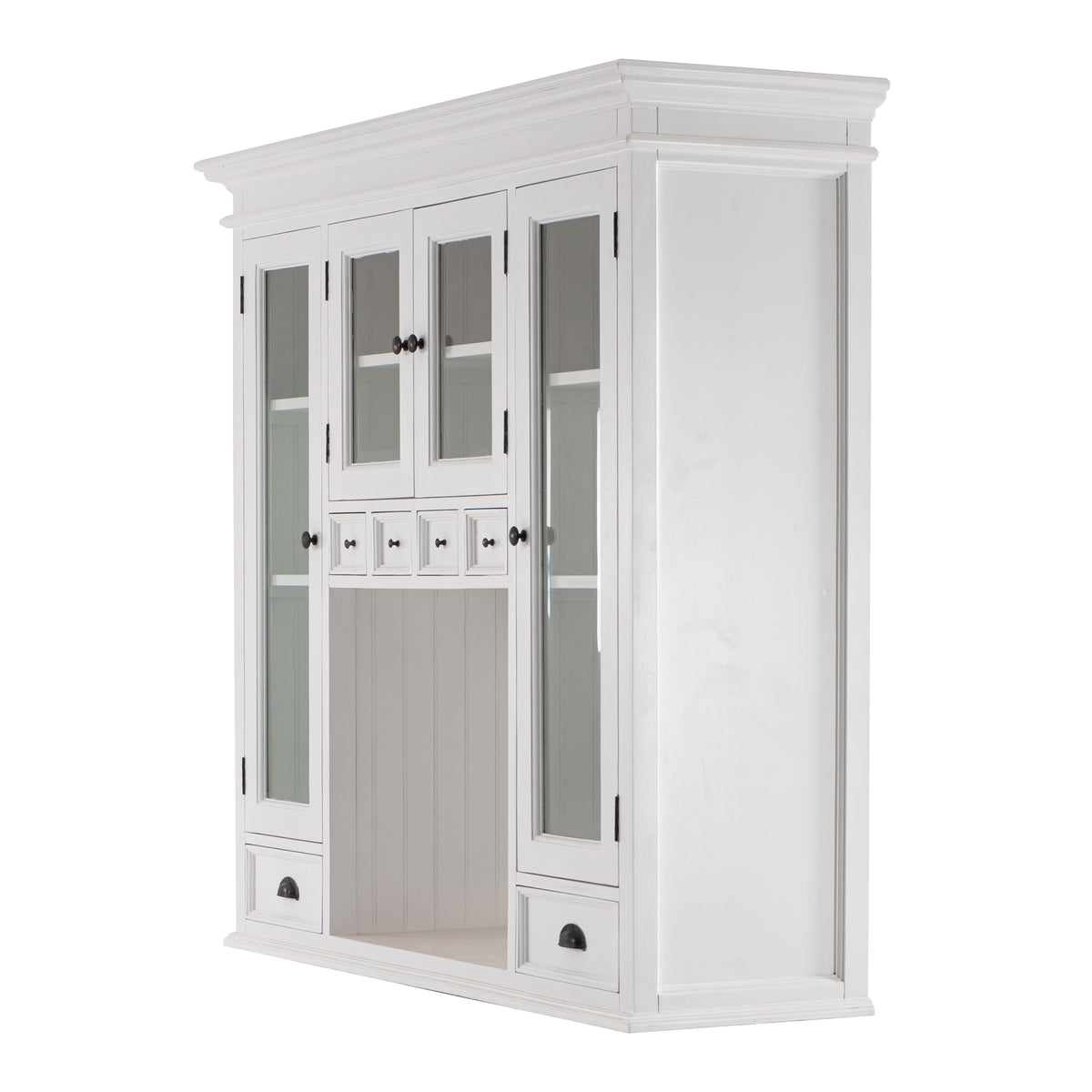Glass Door Dining Hutch Unit