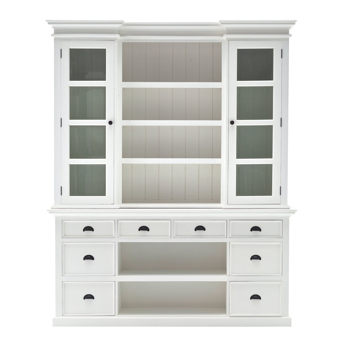 Library Hutch with Basket Set