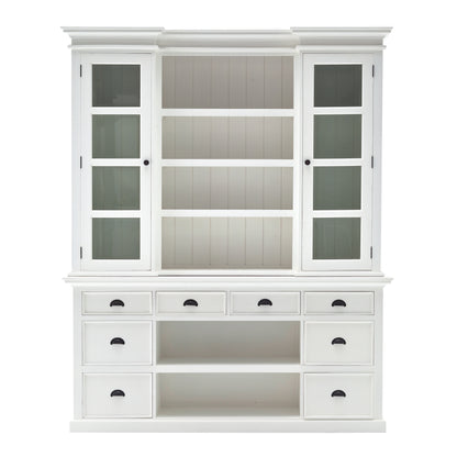 Library Hutch with Basket Set