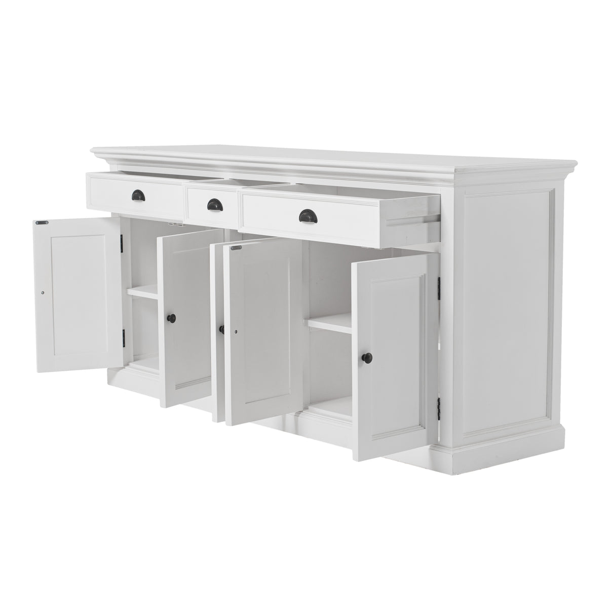 Hutch Bookcase 5 Doors 3 Drawers