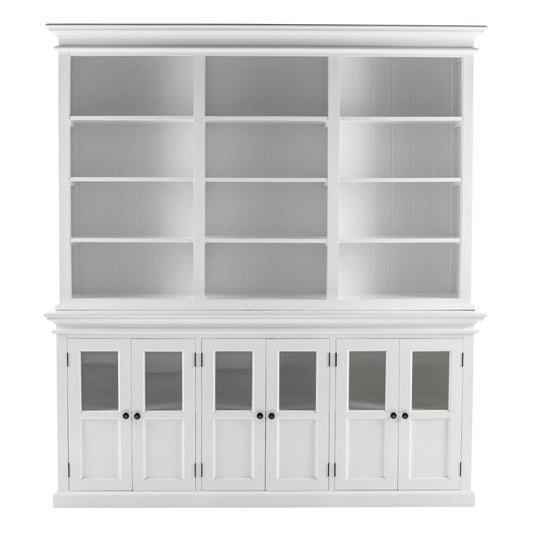 Hutch Unit with 6 Glass Doors