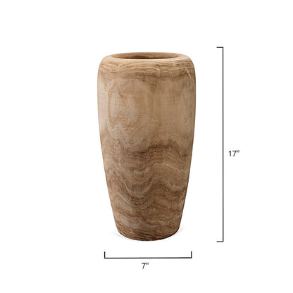 Ojai Wooden Vase, Small
