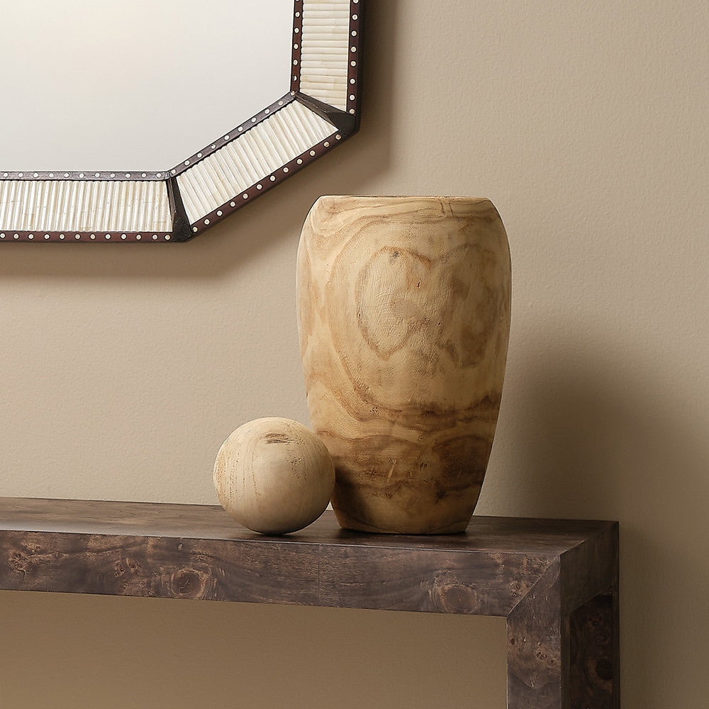 Ojai Wooden Vase, Small