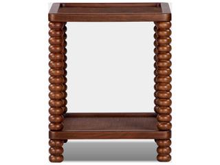 Twist Cane Solid Wood Side Table