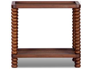 Twist Cane Solid Wood Side Table