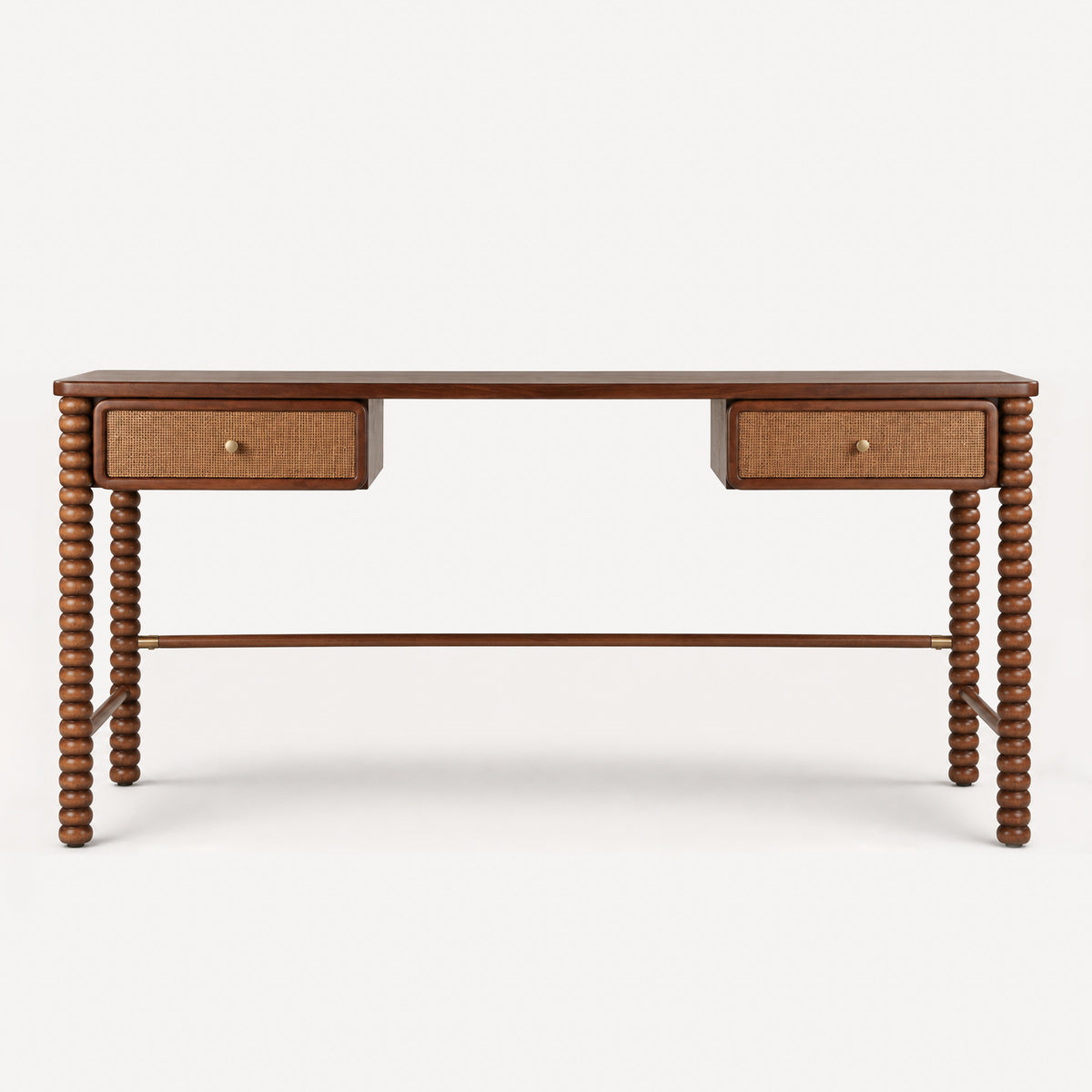 Twist Cane Solid Wood Desk