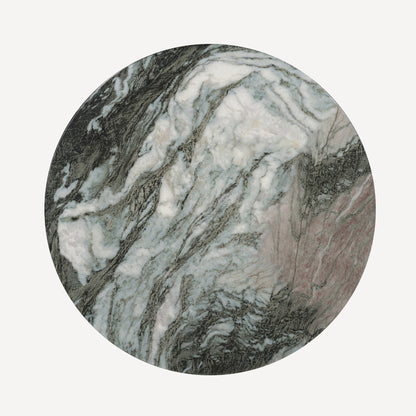 Echo End Table - Grey/Blush Marble