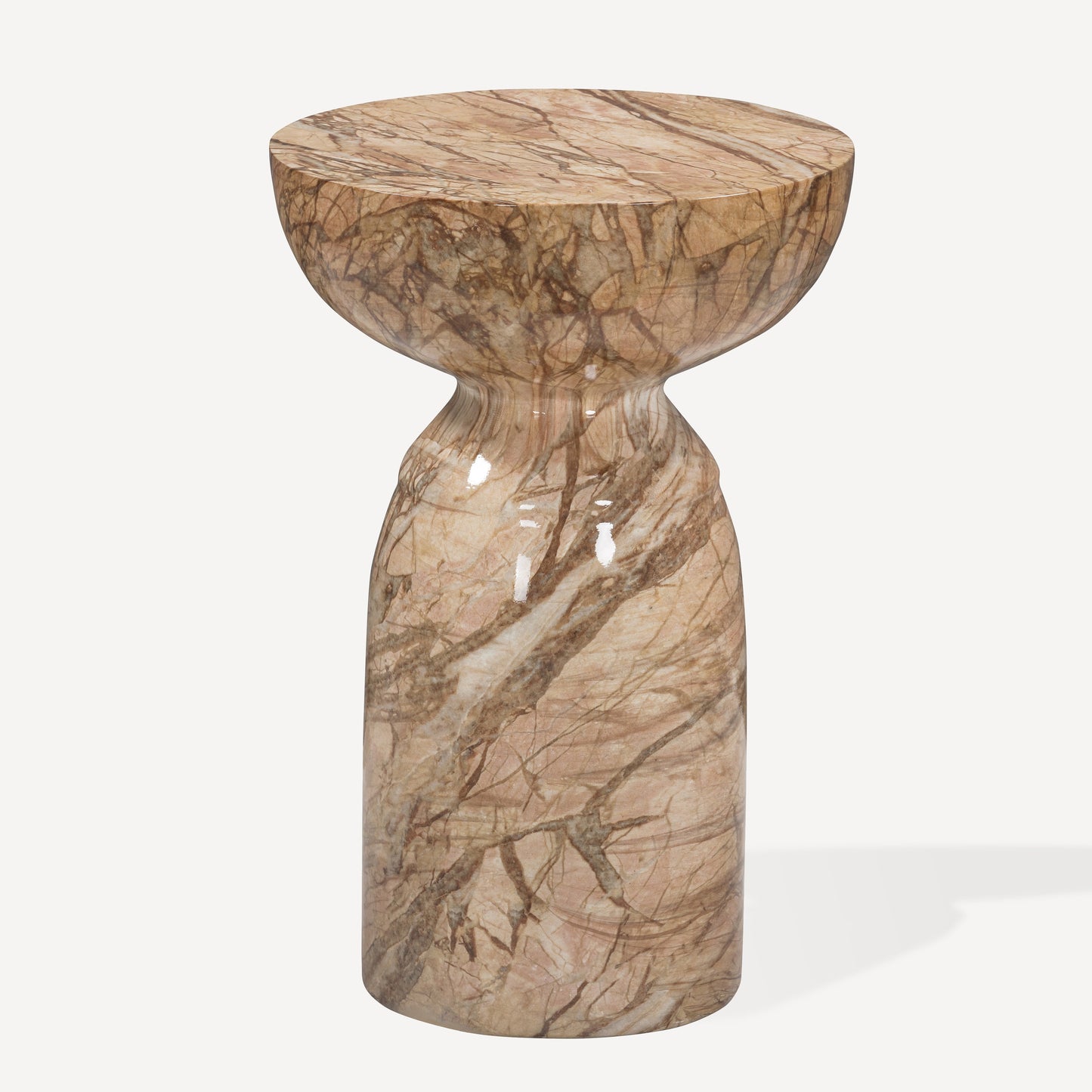 Echo End Table- Sunset Marble