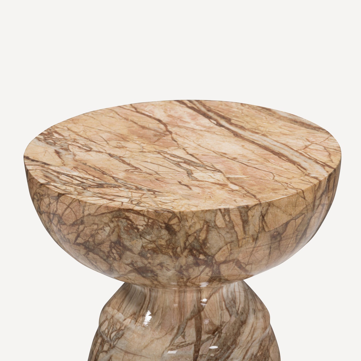 Echo End Table- Sunset Marble