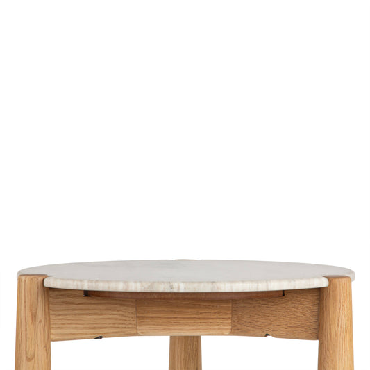 Carver Side Table- Morchana Brown
