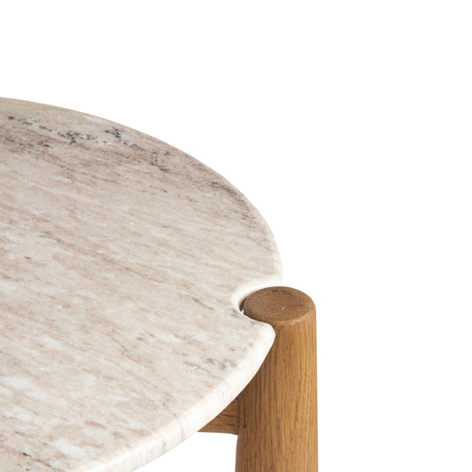 Carver Side Table- Morchana Brown