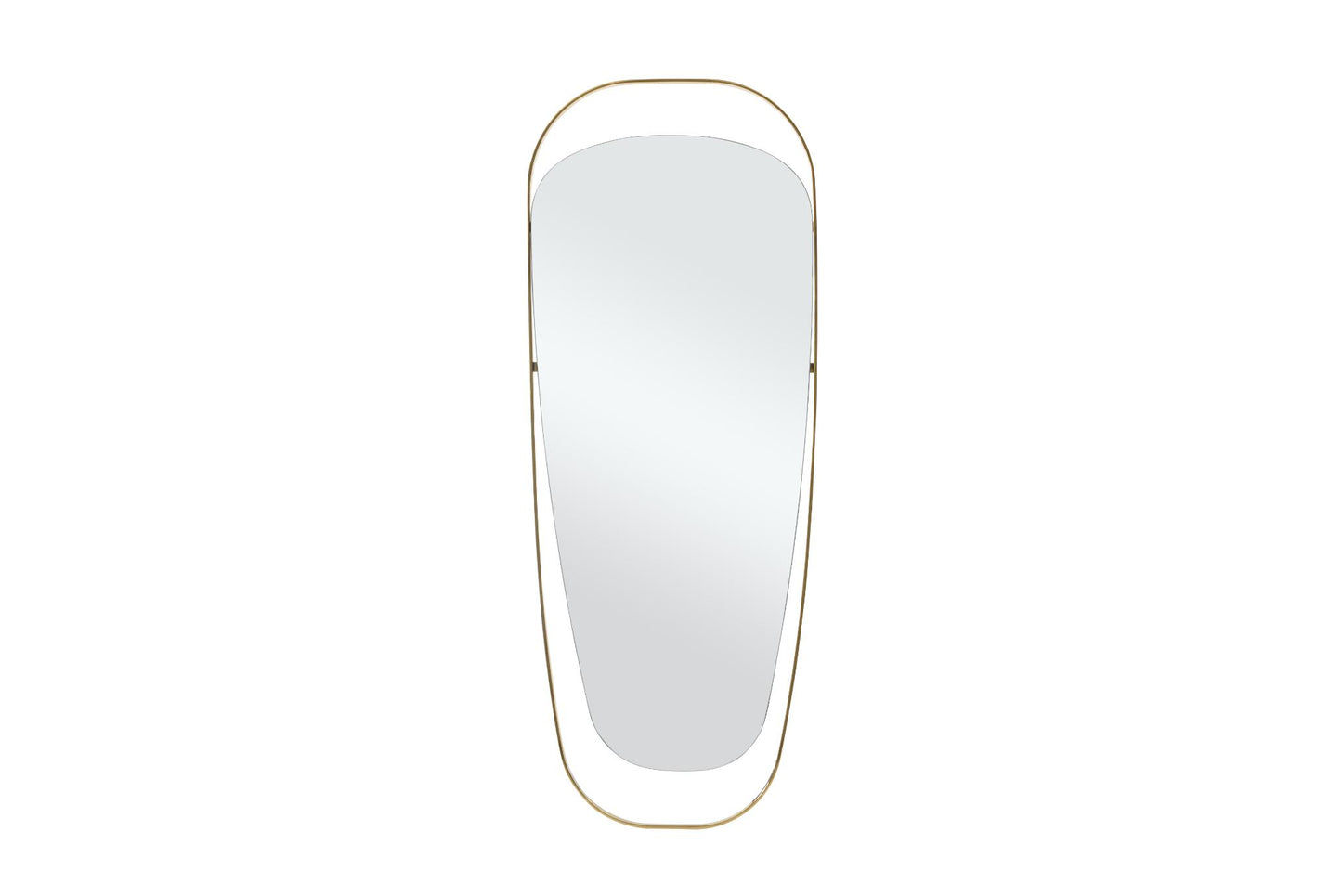 Matilda Silver Stainless Steel Floor Mirror