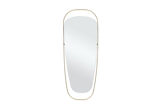 Matilda Silver Stainless Steel Floor Mirror