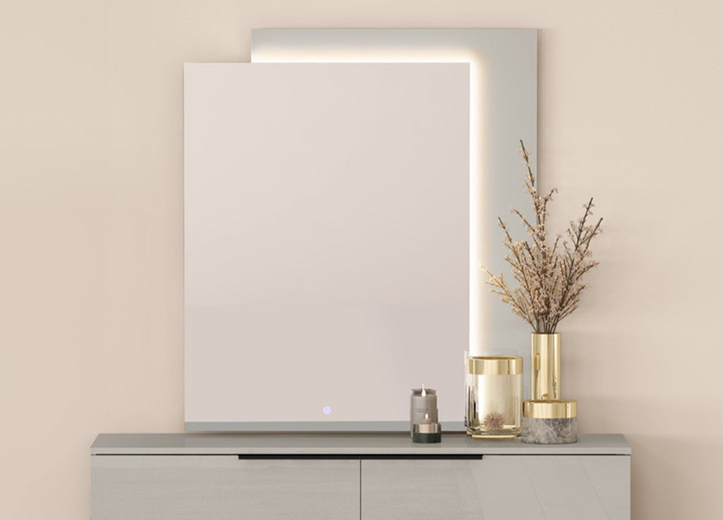 Damien Mirror - Light Grey