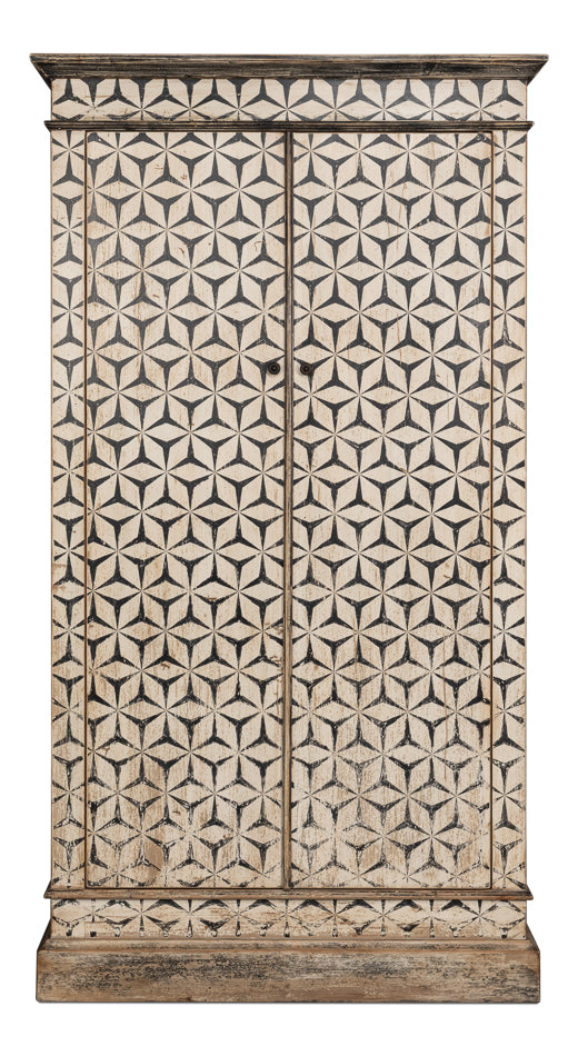 Marrakesh Black Painted Cabinet