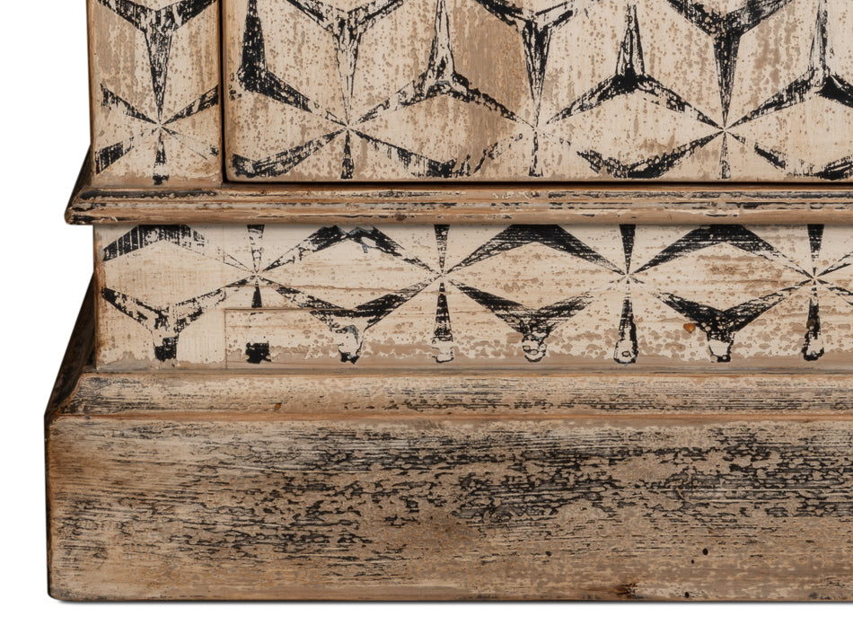 Marrakesh Black Painted Cabinet