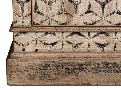 Marrakesh Black Painted Cabinet