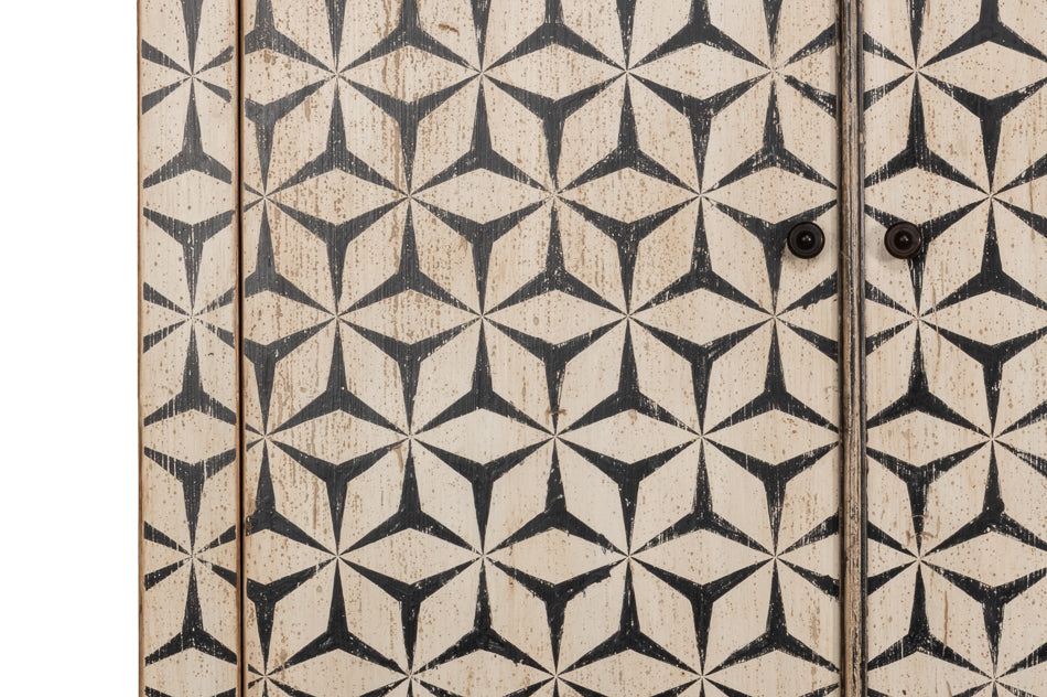 Marrakesh Black Painted Cabinet
