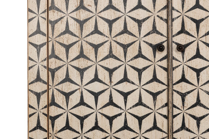 Marrakesh Black Painted Cabinet